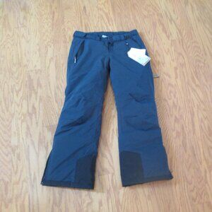 NWT AVALANCHE Navy Adjustable Waist Cargo Pocket Ski Pants L 14 16